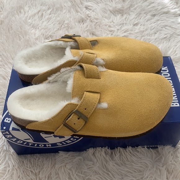 birkenstock Boston Orche suede clog - Picture 2 of 8